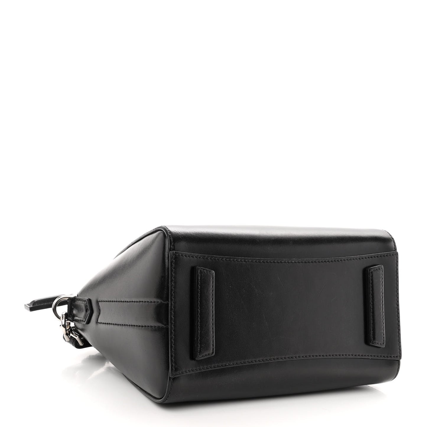 Shiny Lord Calfskin Mini Antigona Black