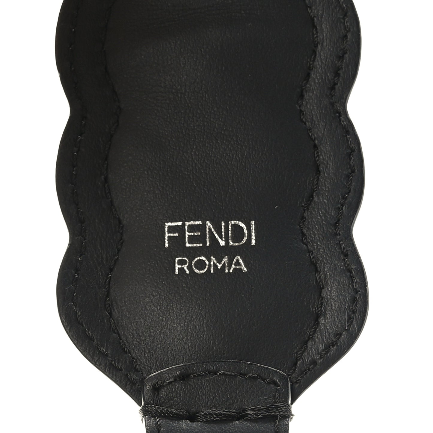 Calfskin Pearl Snakeskin Embellished Strap You Black Camelia