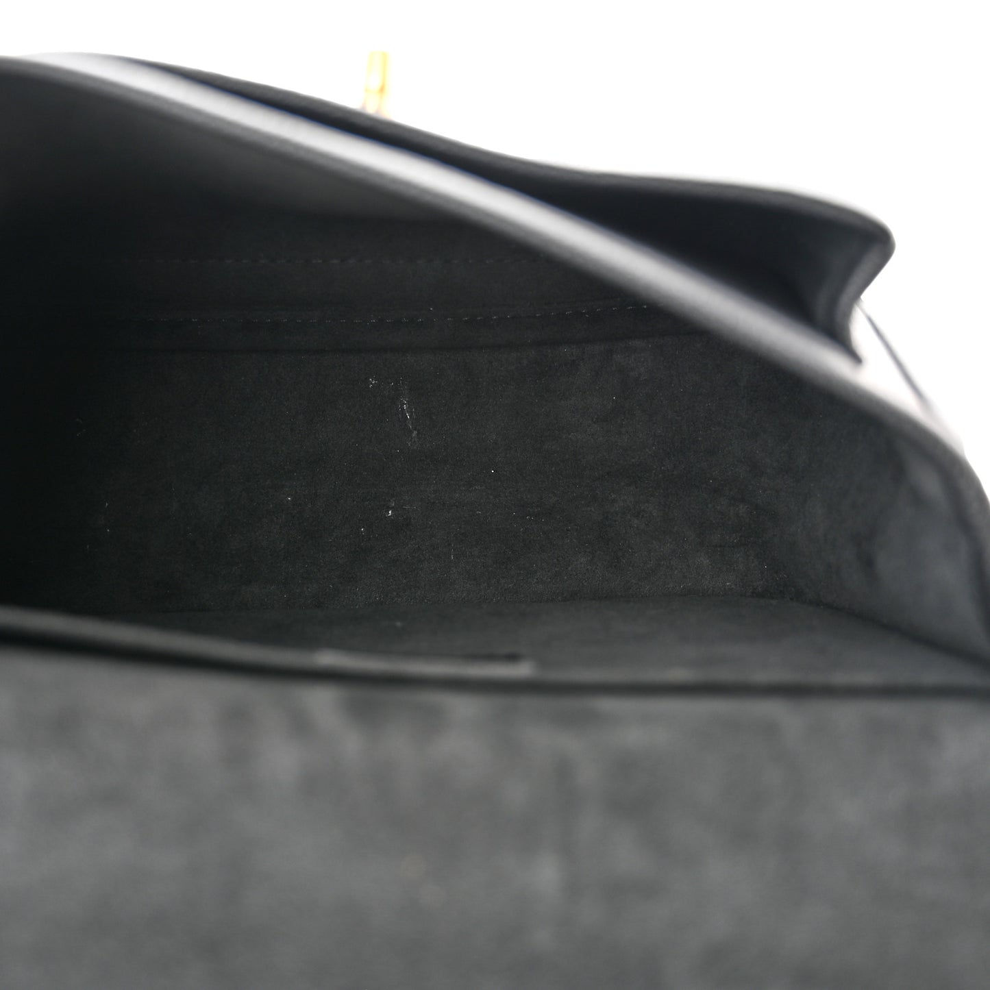 Grained Calfskin Lockme Chain Bag PM Black