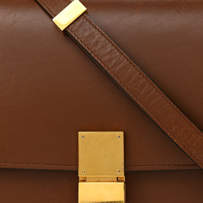 Celine Smooth Calfskin Medium Classic Box Flap Bag Camel 17 of 17