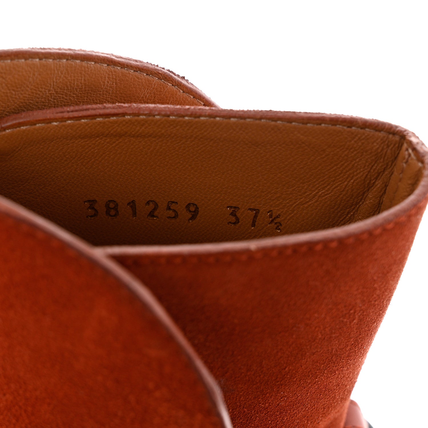 Gucci Suede Abigail Ankle Boots 37.5 Red 11 of 11