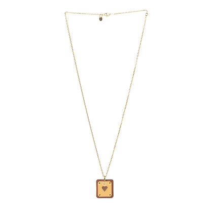 Hermes Swift As De Coeur Necklace Gold 3 of 7