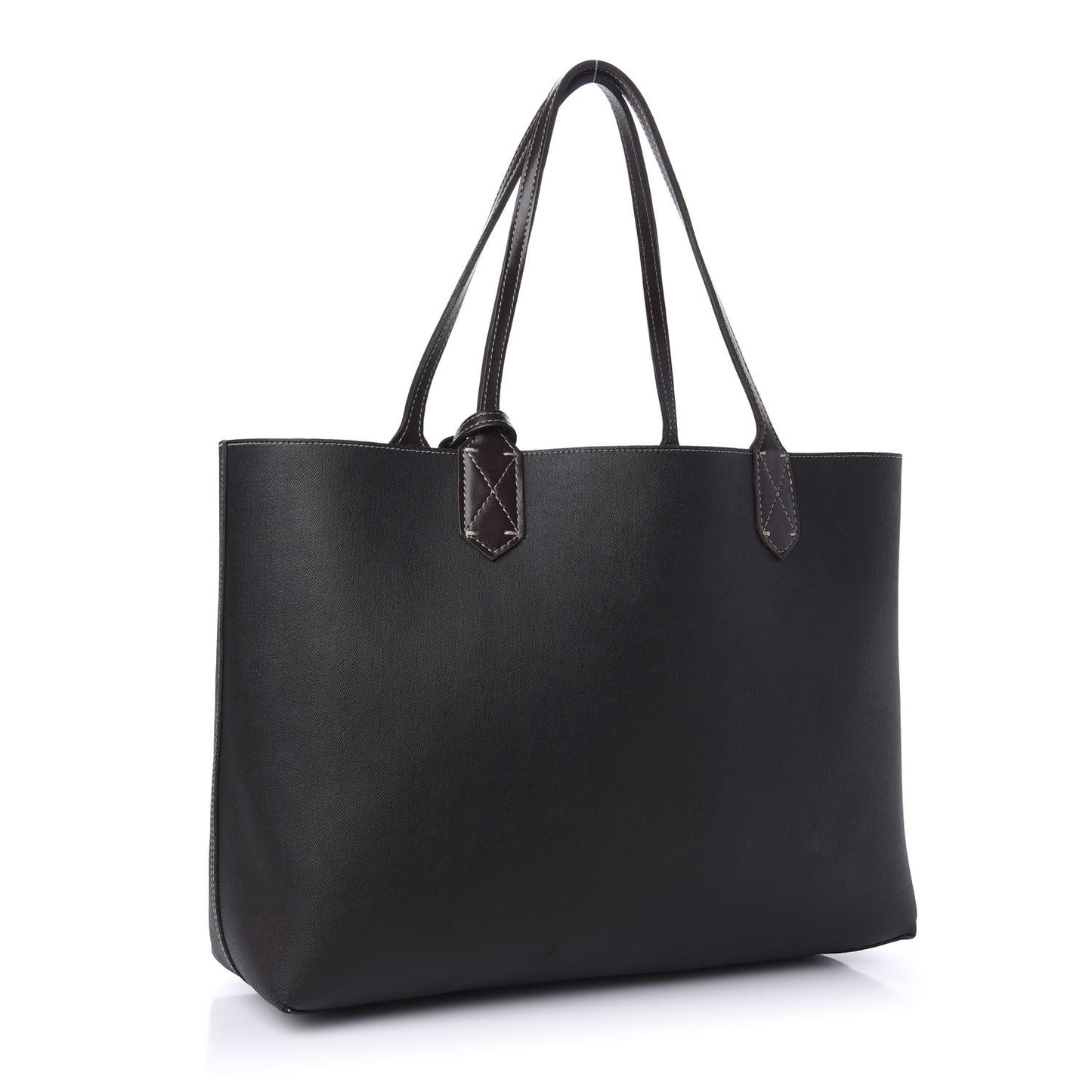 Calfskin GG Supreme Monogram Medium Reversible Tote Brown