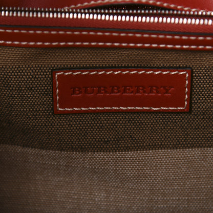 Burberry Canvas Mega Check Medium Maidstone Cadmium Red 8 of 11