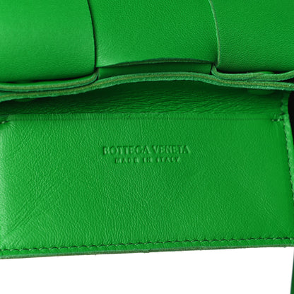 Bottega Veneta Lambskin Maxi Intrecciato Extra Mini Cassette Crossbody Bag Parakeet 6 of 12