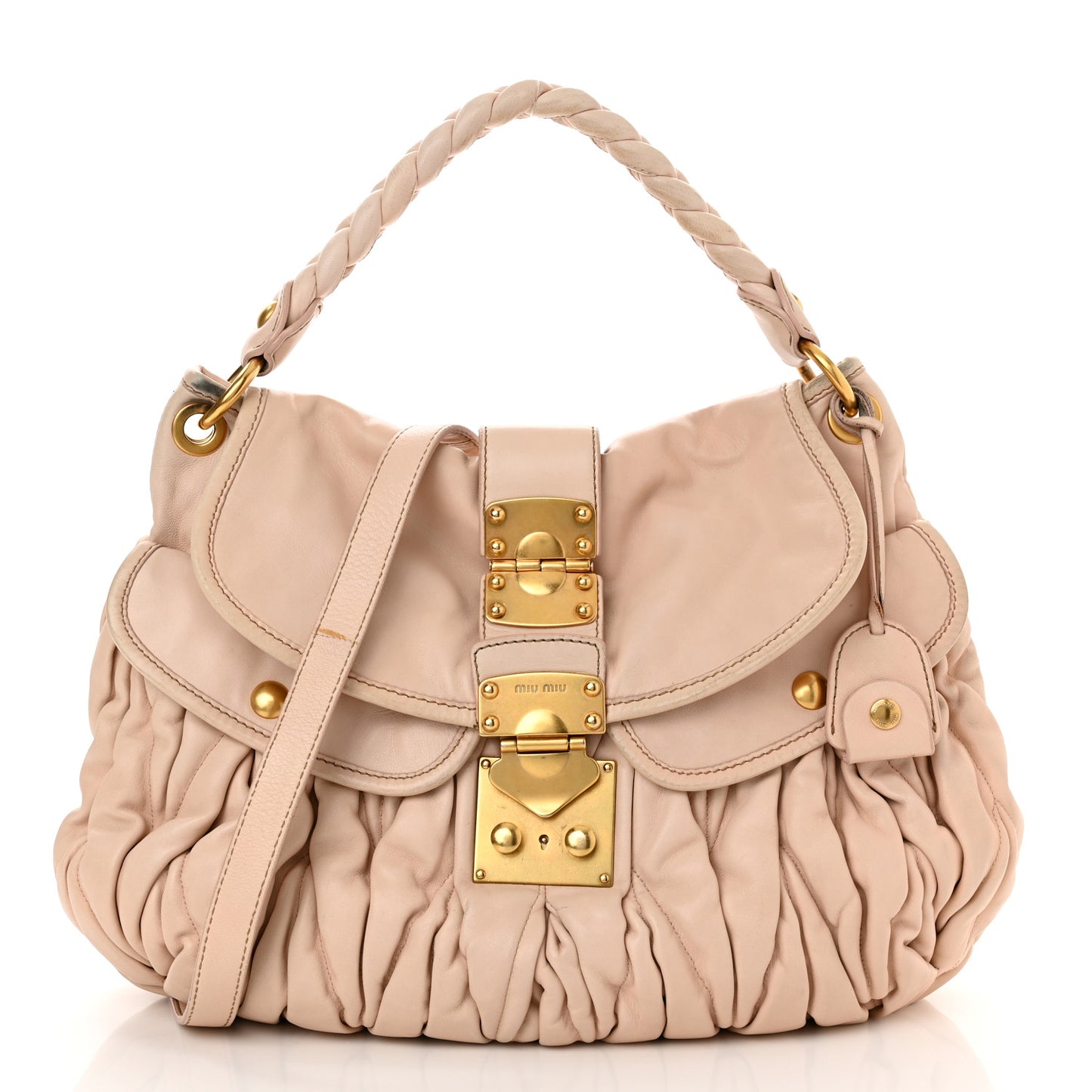 Nappa Matelasse Coffer Hobo