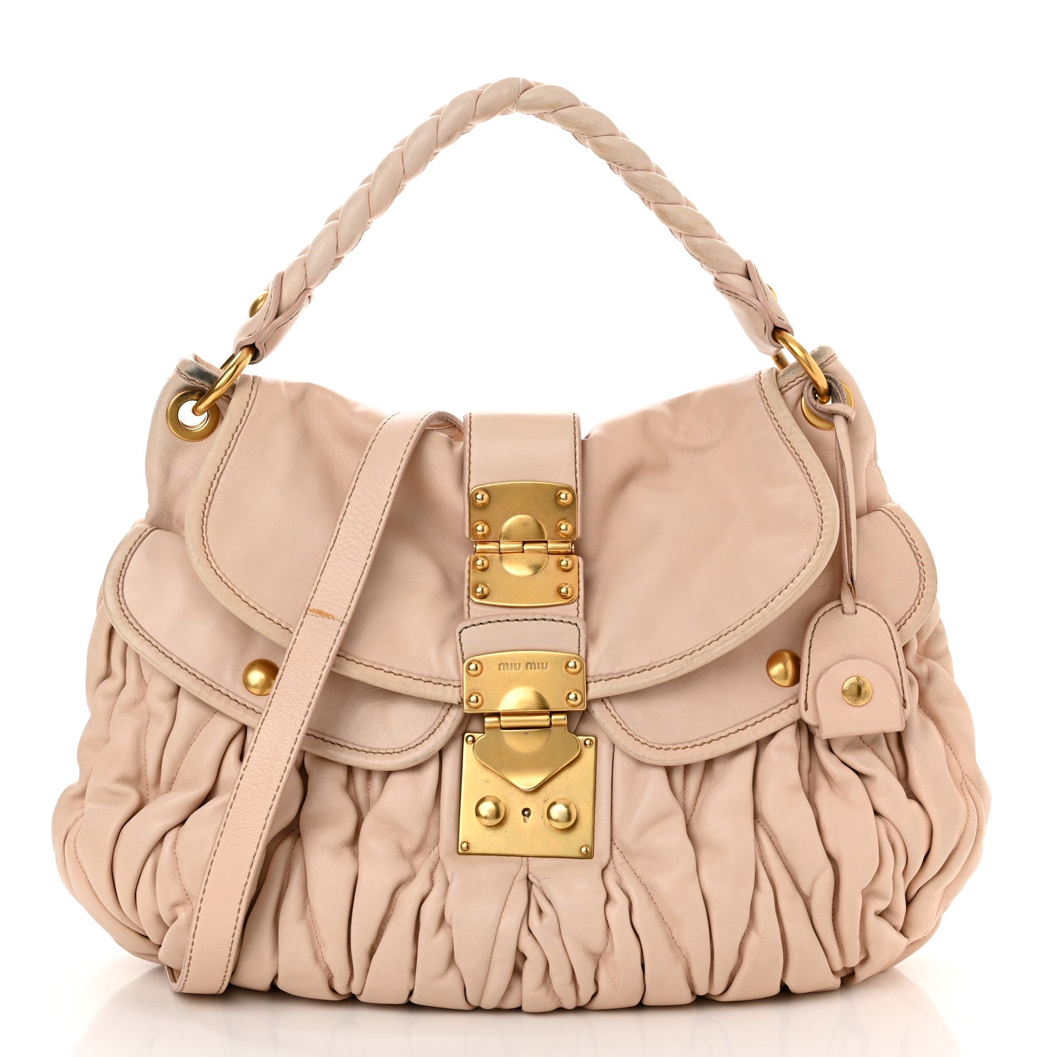 Miu Miu Nappa Matelasse Coffer Hobo 1 of 17