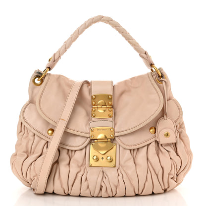 Miu Miu Nappa Matelasse Coffer Hobo 1 of 17