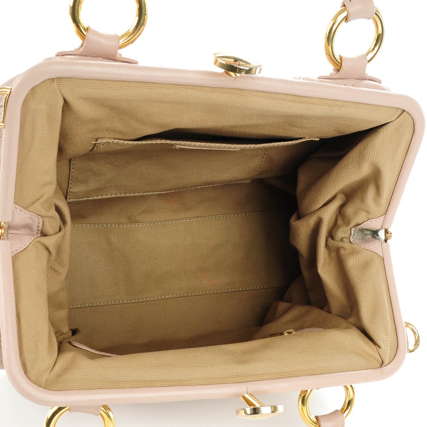 Calfskin Quilted Stam Blush