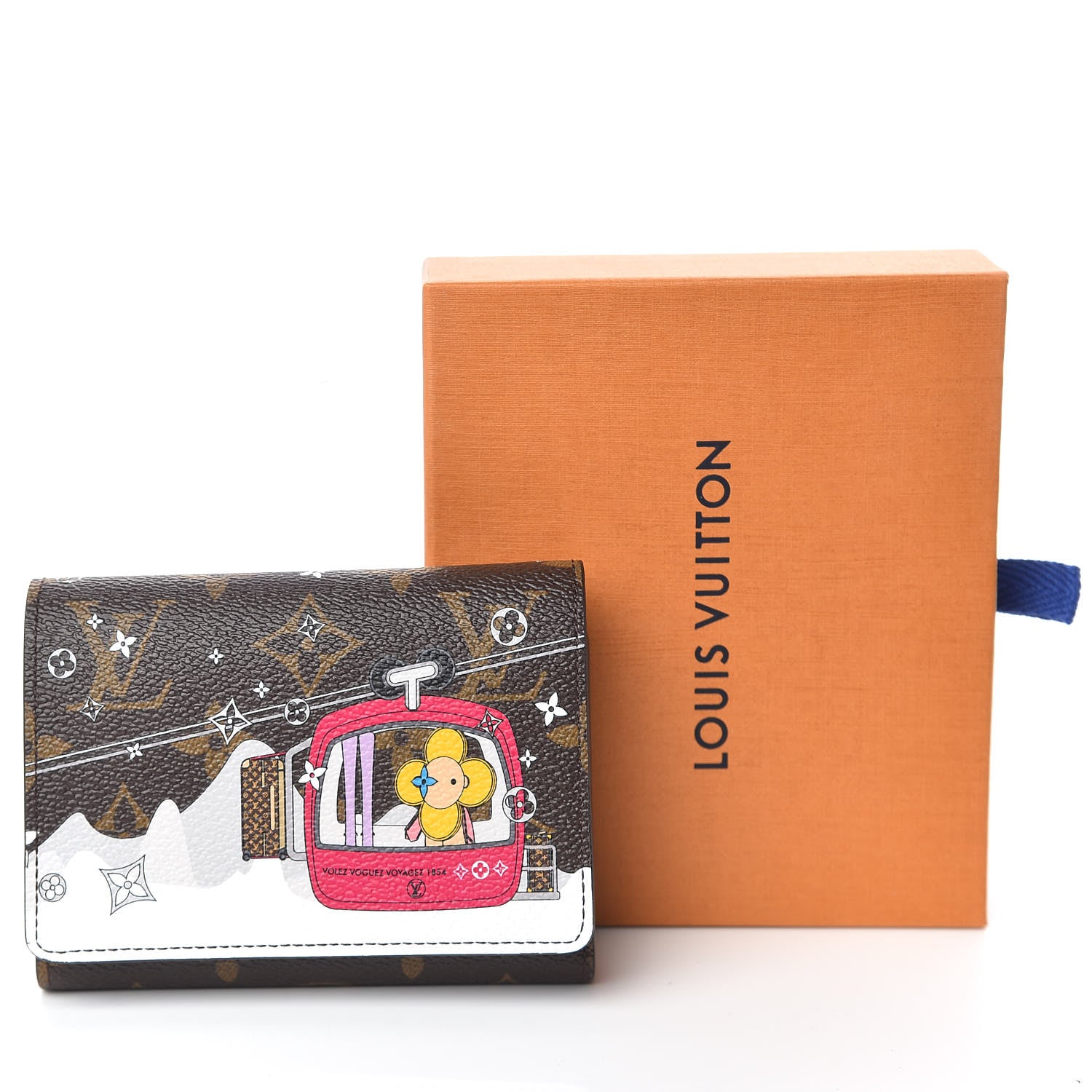 Louis Vuitton Monogram 2019 Christmas Animation Victorine Wallet Fuchsia 8 of 8
