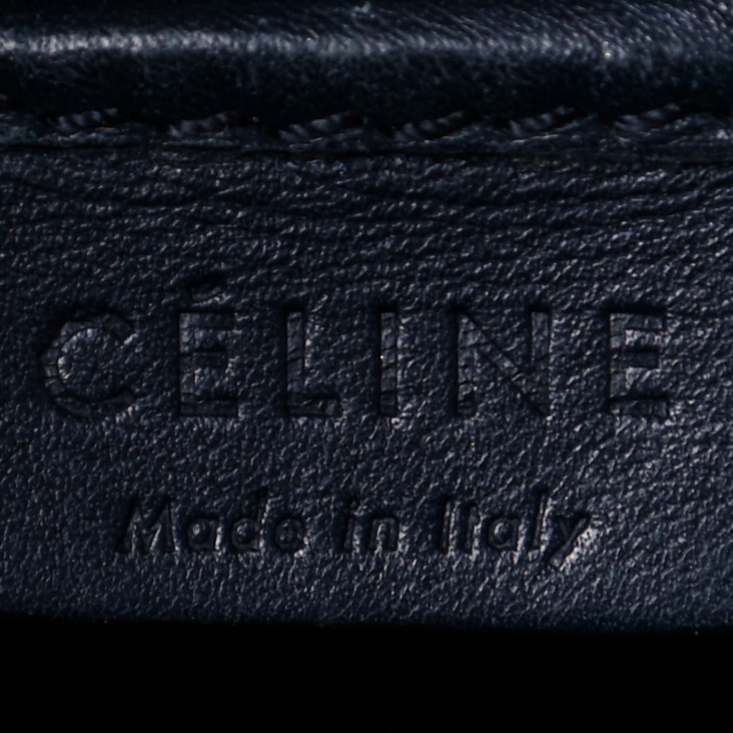 Smooth Calfskin Nano Luggage Midnight