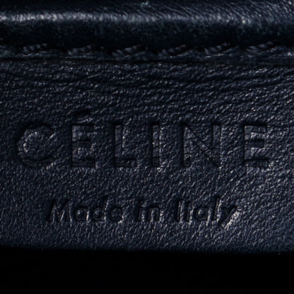 Celine Smooth Calfskin Nano Luggage Midnight 6 of 12