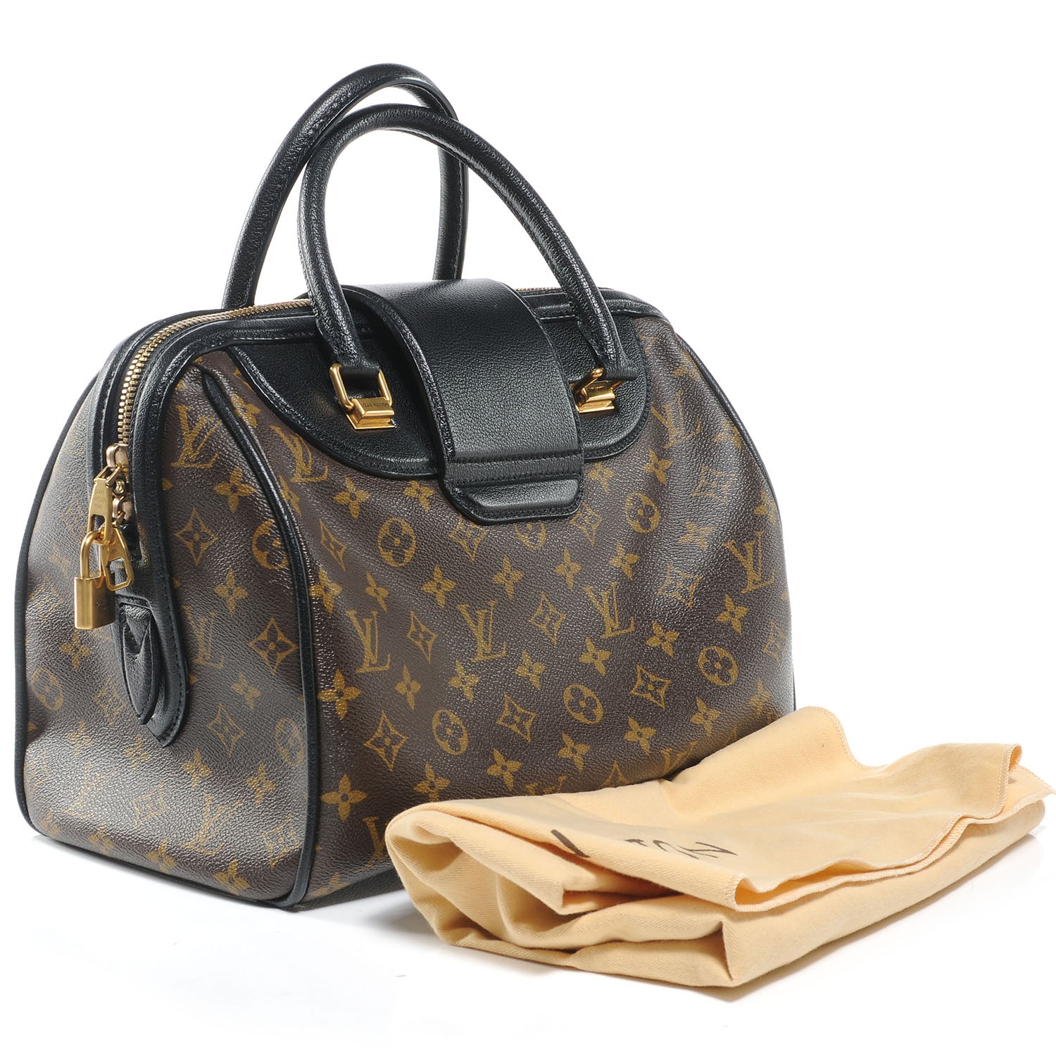 Louis Vuitton Monogram Golden Arrow Speedy Black 2 of 8