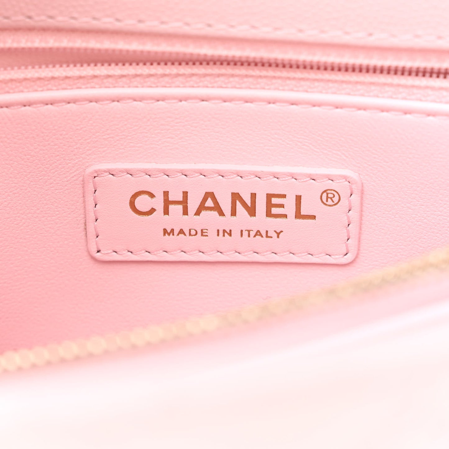 Caviar Quilted Small Coco Handle Flap Light Pink