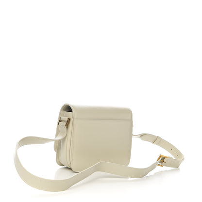 Saint Laurent Calfskin LE 61 Small Shoulder Bag Blanc Vintage 2 of 9