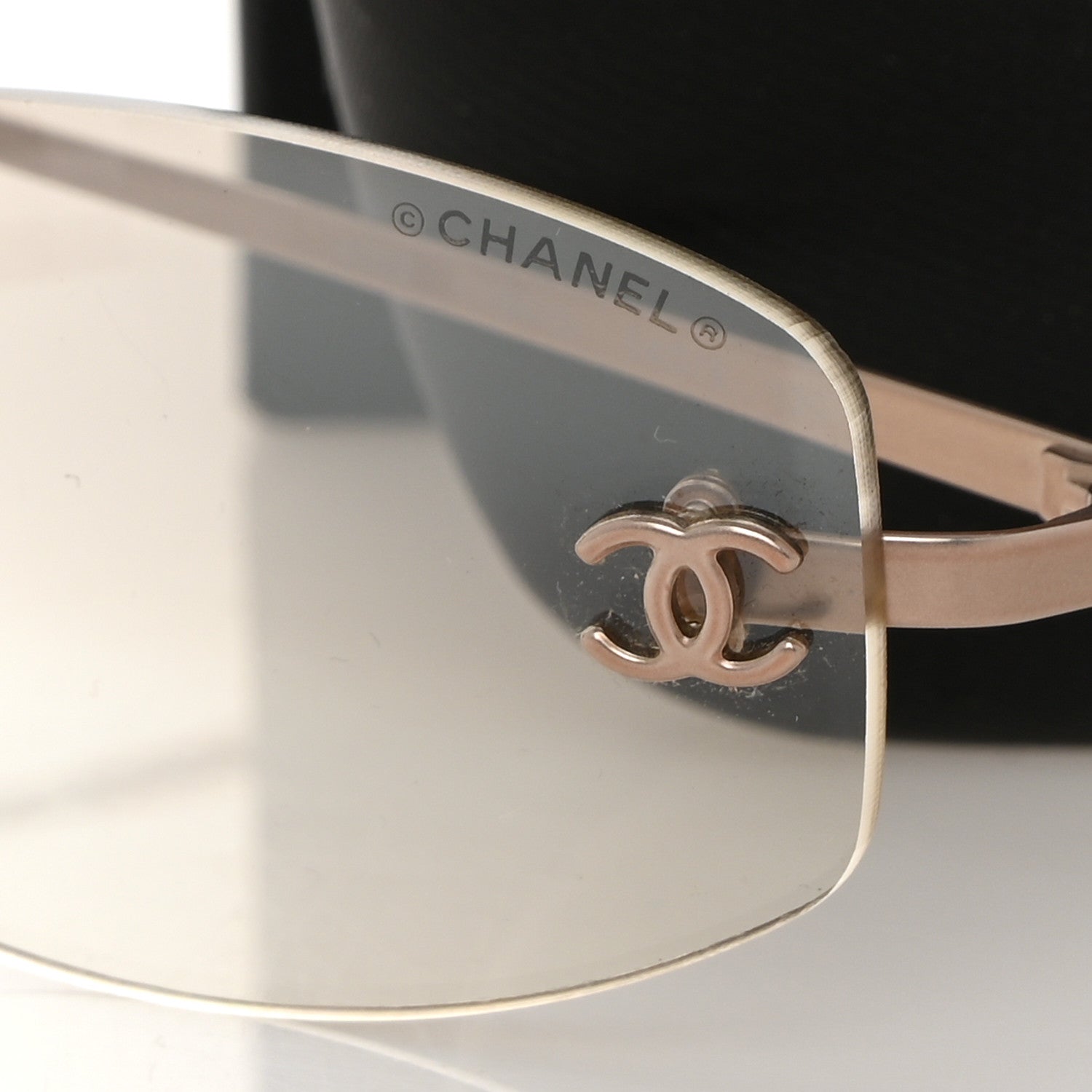 Chanel Metal CC Logo Sunglasses 4002 Beige 7 of 8
