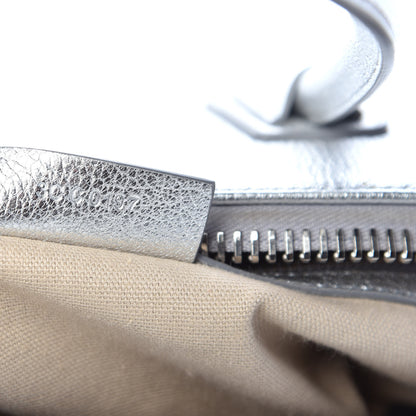 Givenchy Metallic Sugar Goatskin Small Antigona Silver 7 of 9