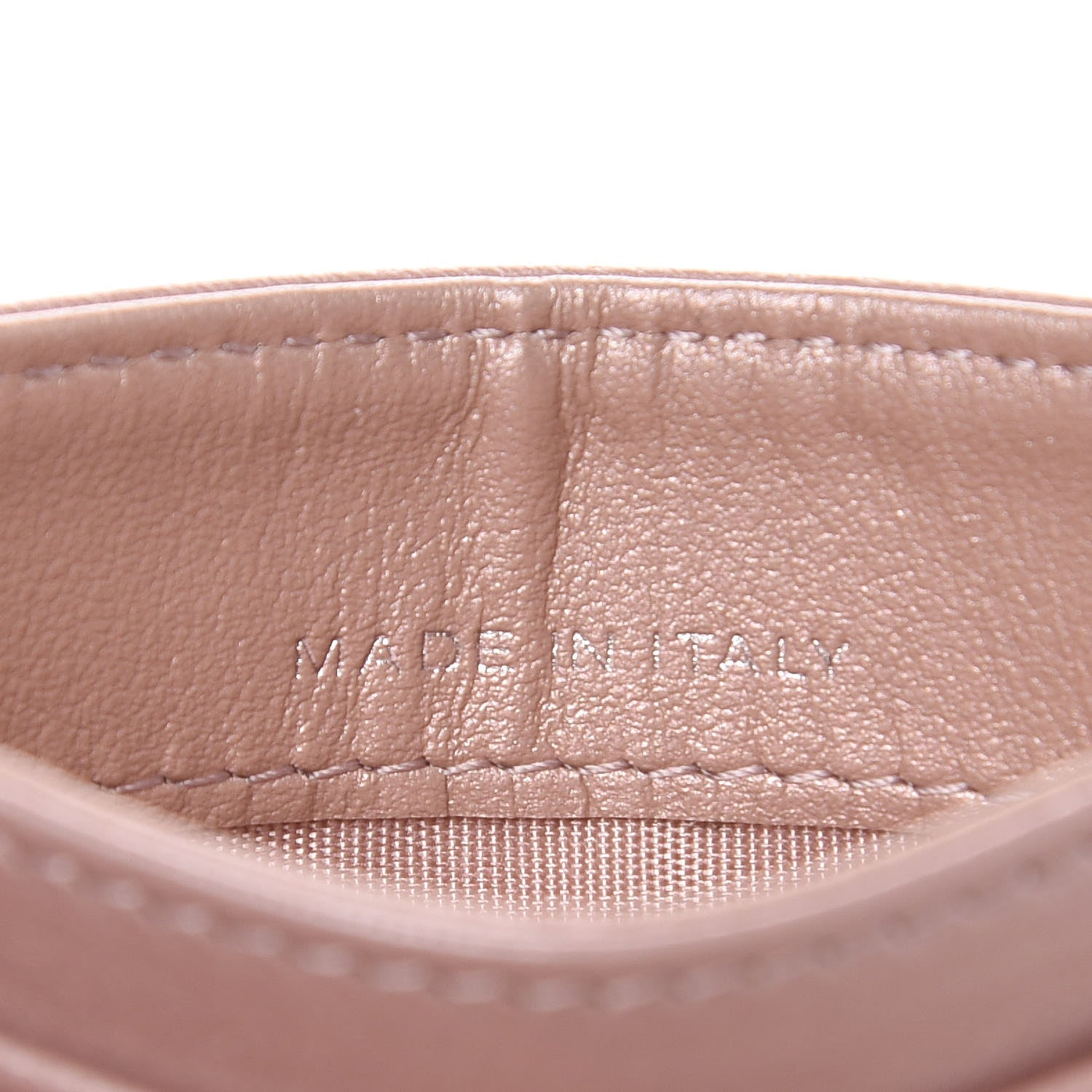Chanel Goatskin Camellia Embossed Card Holder Light Pink 7 of 9