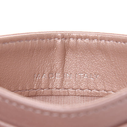 Chanel Goatskin Camellia Embossed Card Holder Light Pink 7 of 9