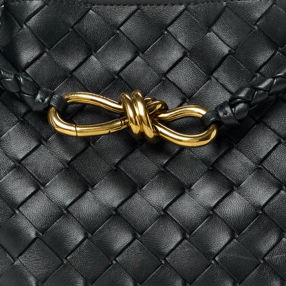 Bottega Veneta Nappa Intrecciato Small Andiamo Shoulder Bag Black 8 of 12