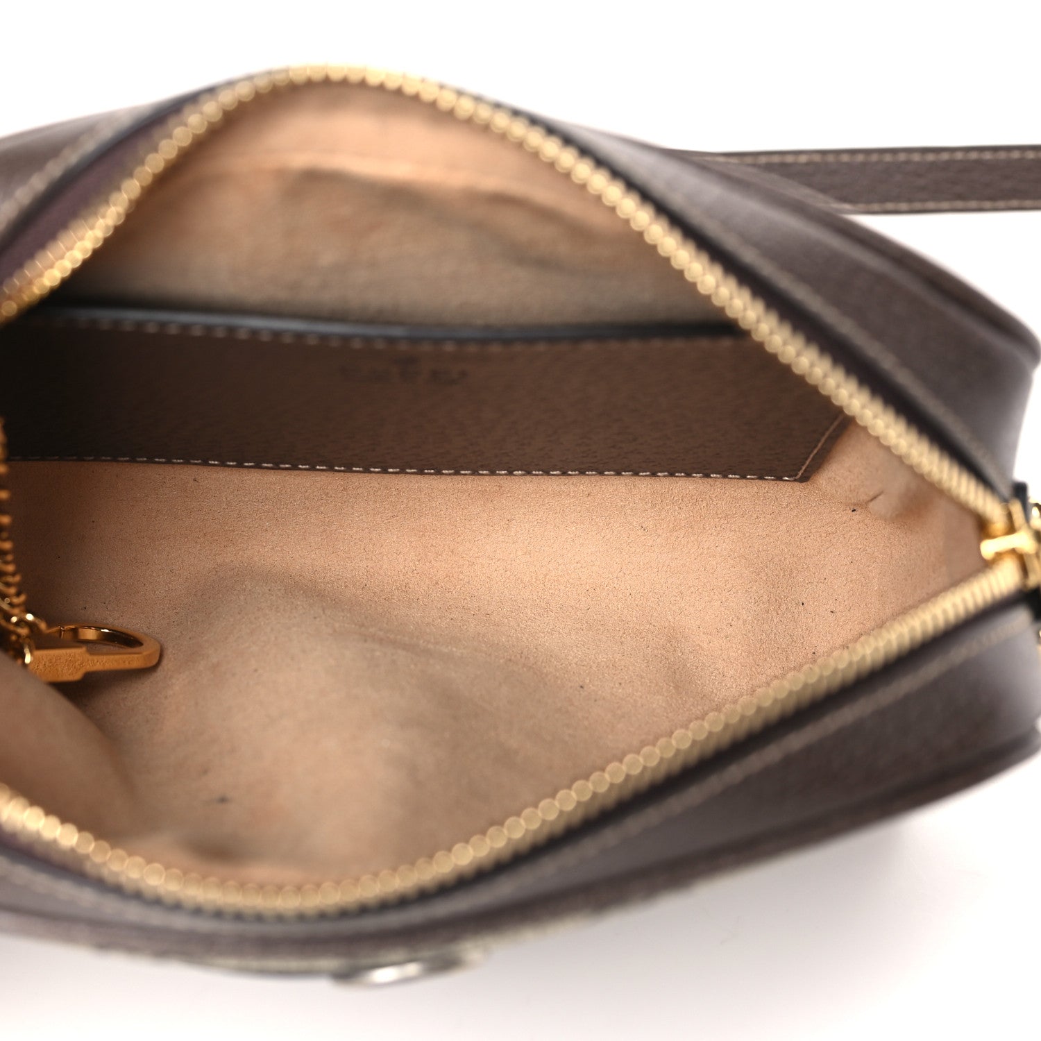 Gucci GG Supreme Monogram Web Mini Ophidia Shoulder Bag Brown 5 of 9