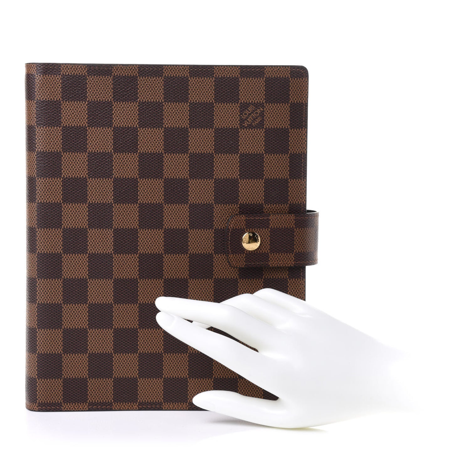 Damier Ebene Large Ring Agenda Cover