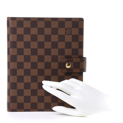 Louis Vuitton Damier Ebene Large Ring Agenda Cover 2 of 9