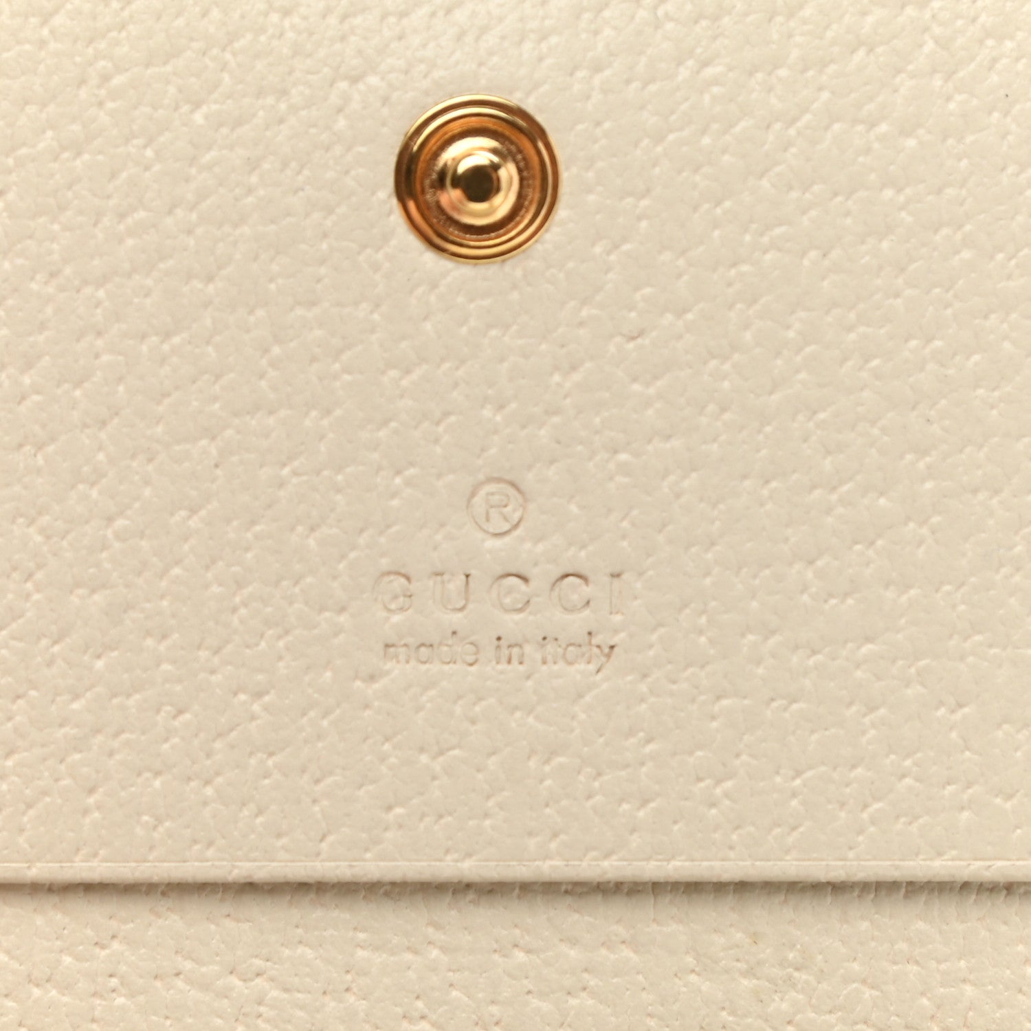 Gucci Textured Calfskin Web Ophidia Card Case Mystic White 6 of 9