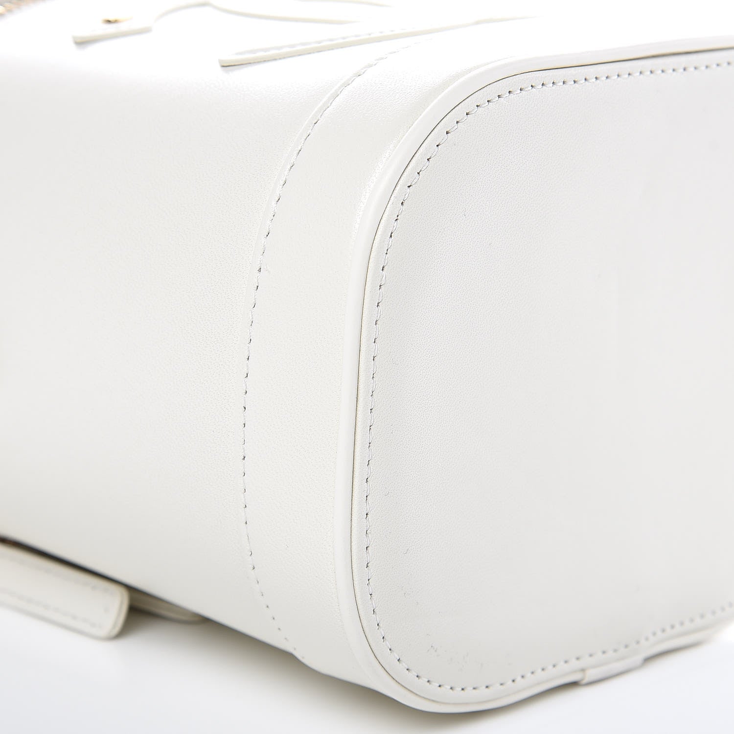 Chanel Lambskin Timeless Vanity Cosmetic Case White 8 of 9