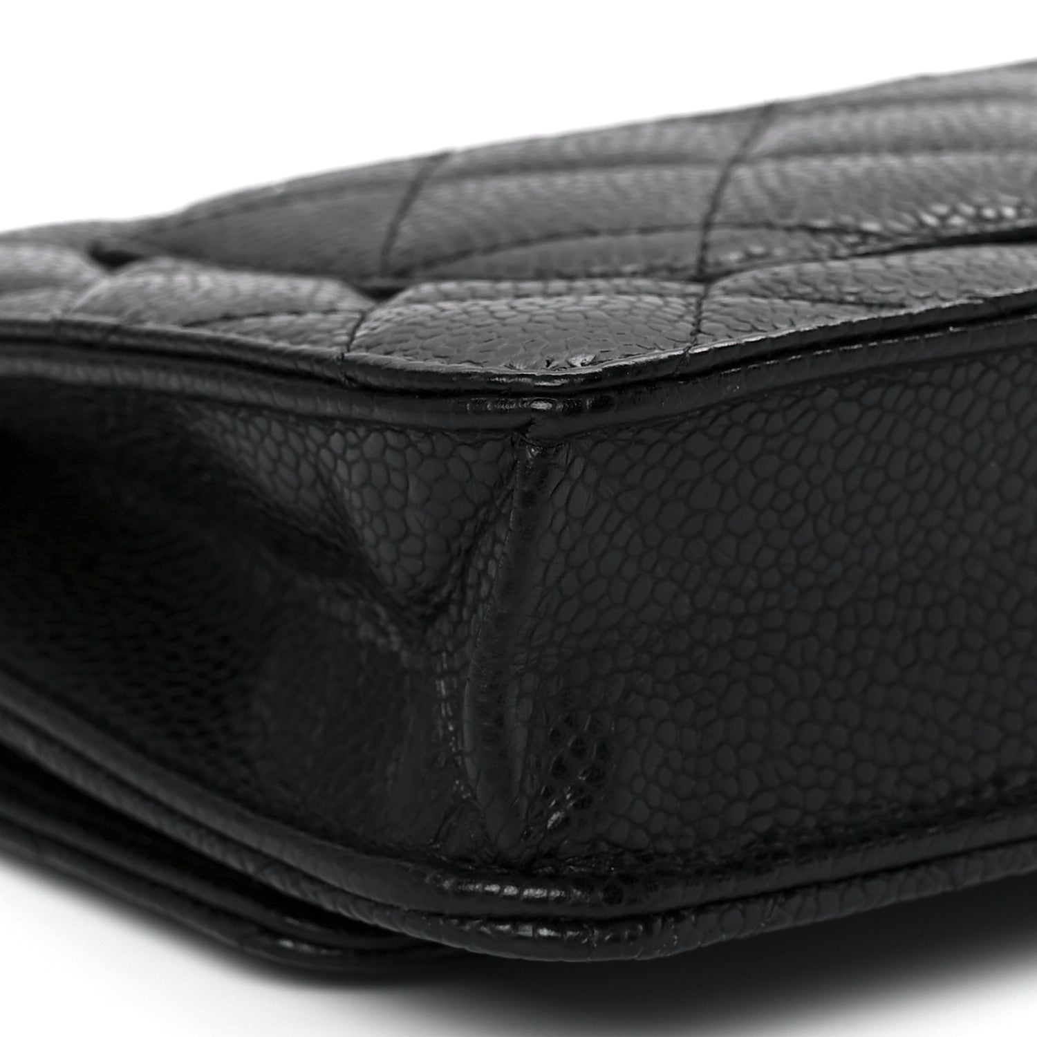 Chanel Caviar Quilted Wallet On Chain WOC Black 10 of 13