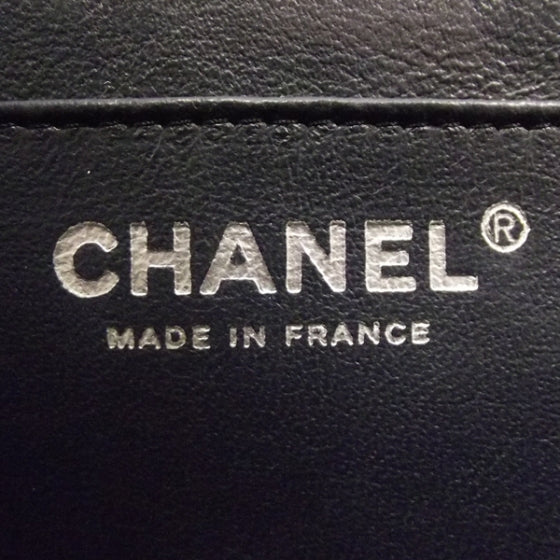 Chanel Caviar JUMBO Classic Flap Dark Navy Blue 7 of 10