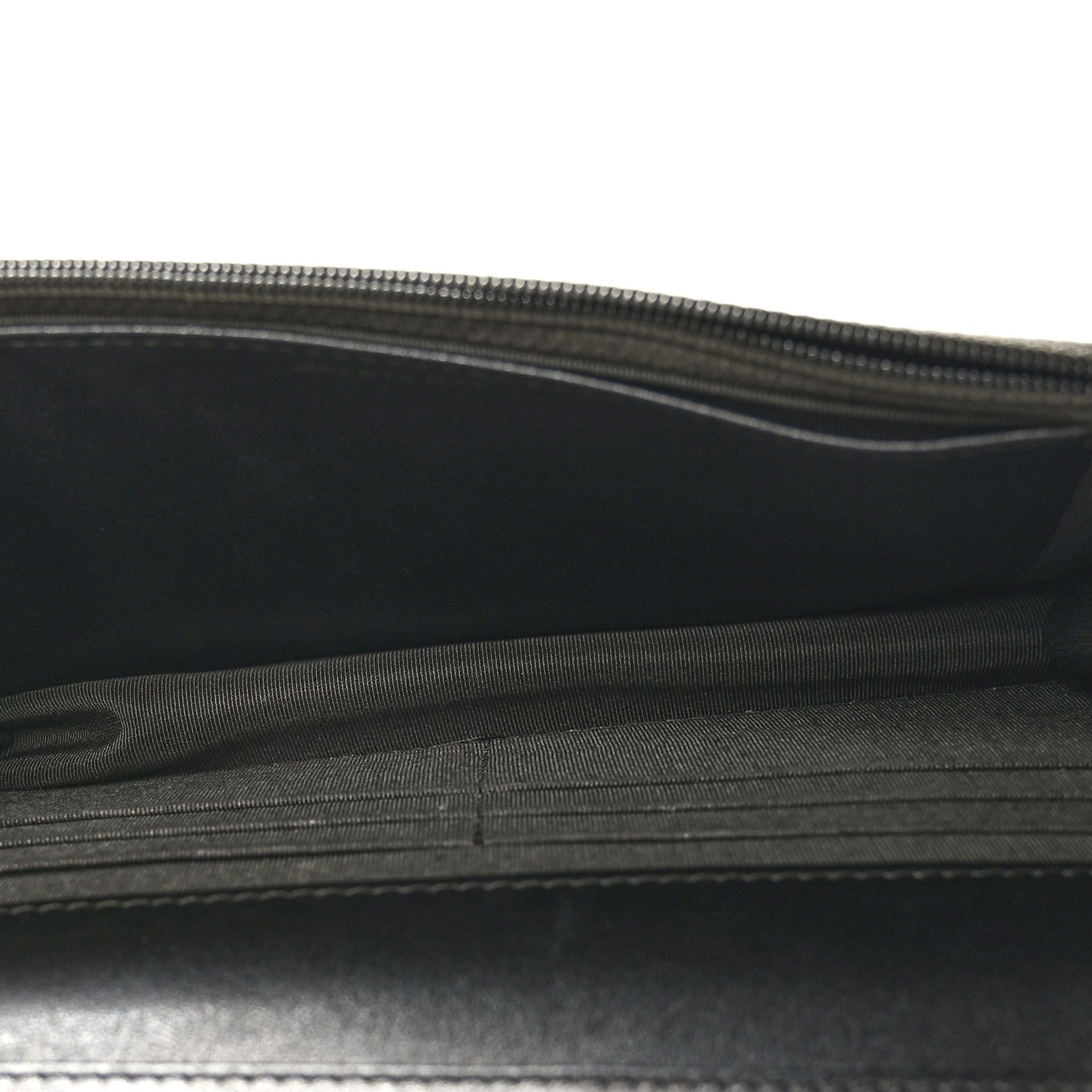 Chanel Metallic Calfskin Quilted 2.55 Reissue Wallet On Chain WOC Grey 5 of 9