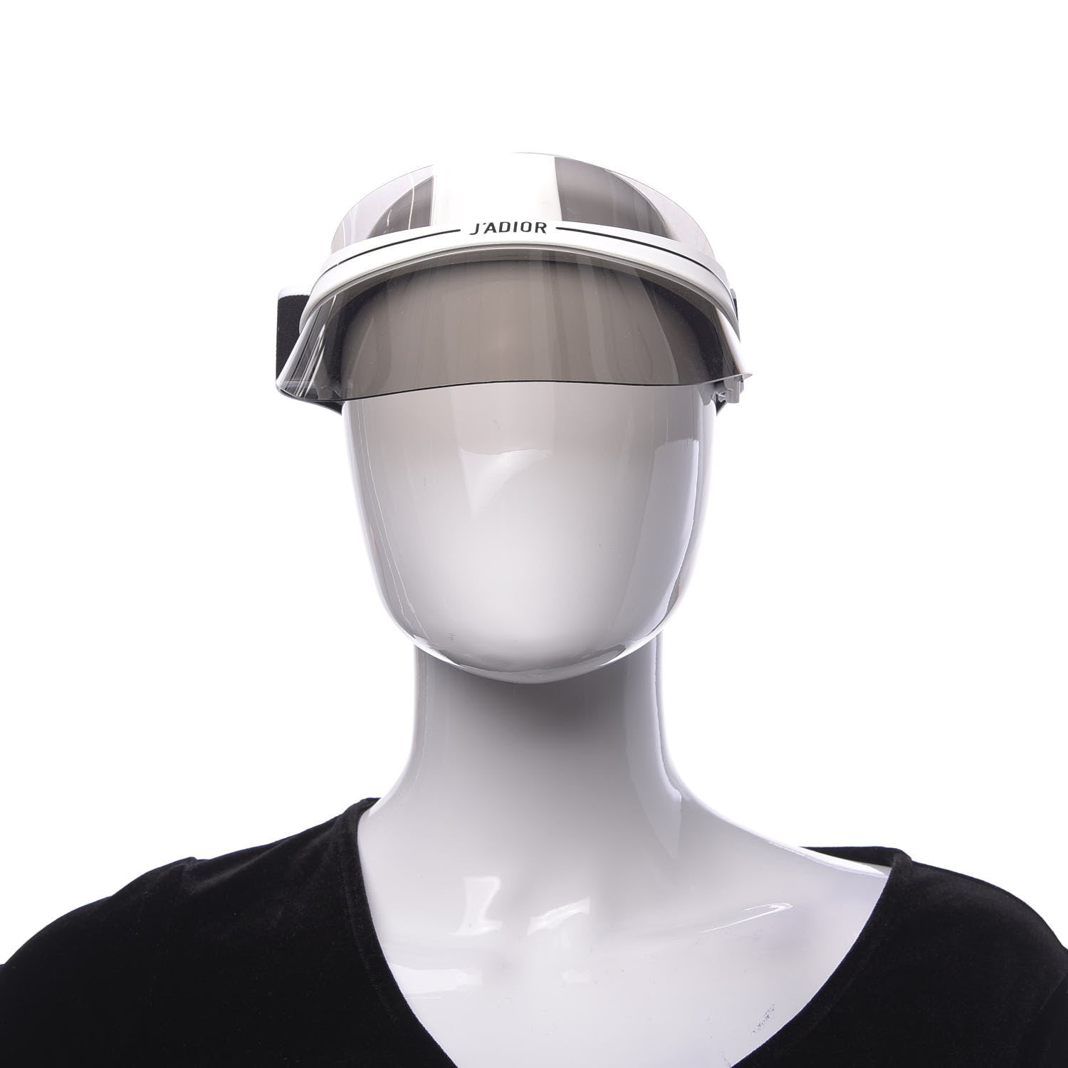 Christian Dior Mirrored DiorClub1 Sun Visor Silver 2 of 8