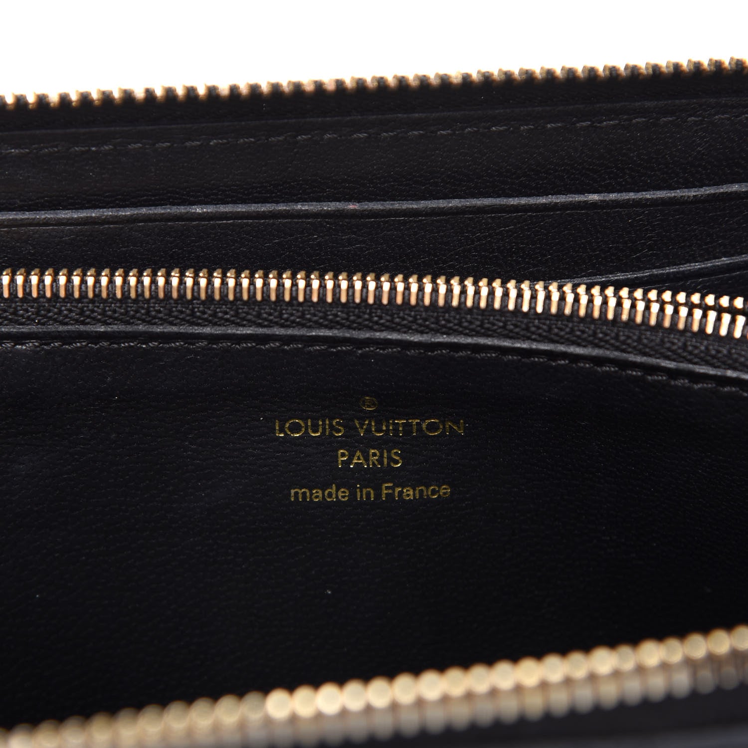 Louis Vuitton Calfksin Zippy Wallet Black 6 of 7