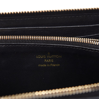 Louis Vuitton Calfksin Zippy Wallet Black 6 of 7