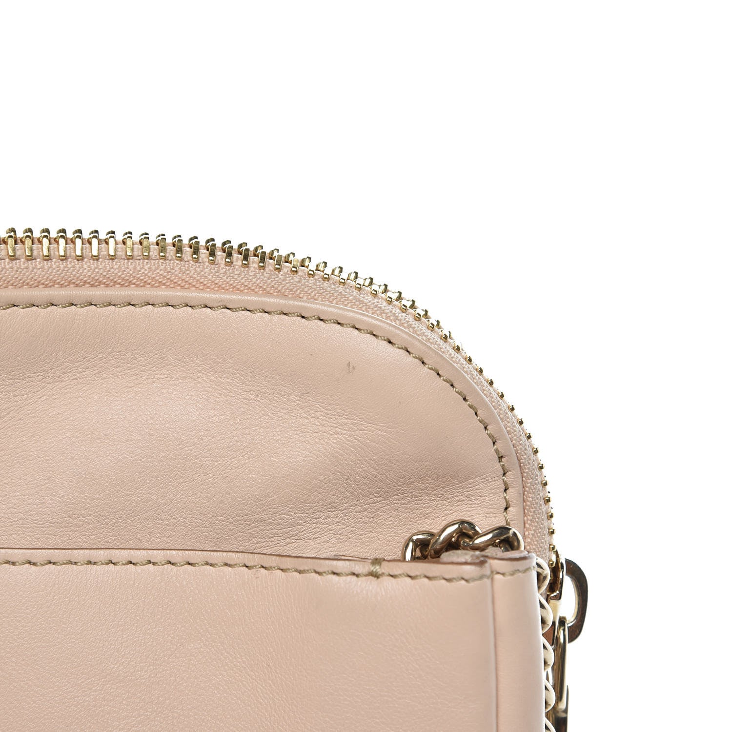 Chloe Calfskin Lucy Shoulder Bag Beige 8 of 14