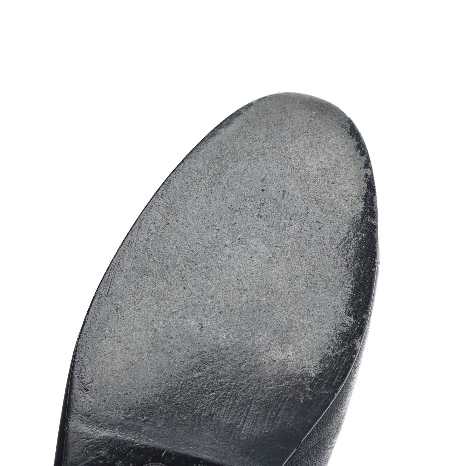 Chanel Lambskin Patent Cap Toe Ballerina Flats 38.5 Black 8 of 12