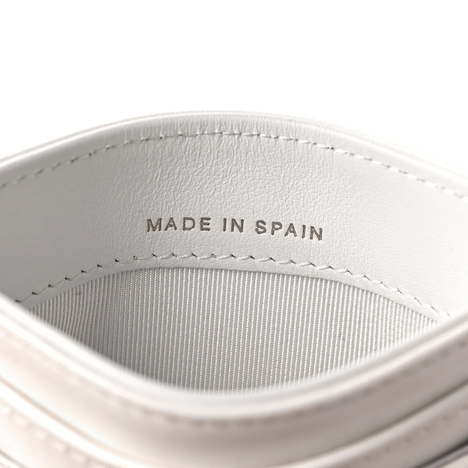 Chanel Lambskin Quilted Chanel 19 Card Holder White 6 of 11