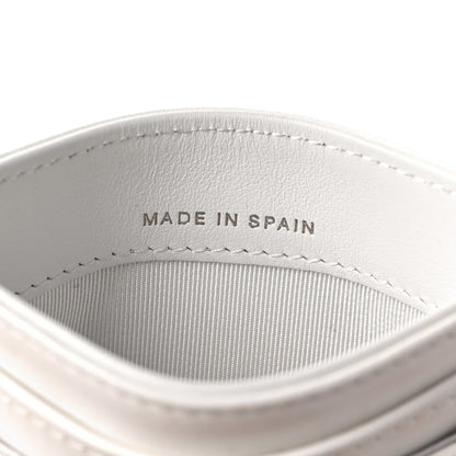 Chanel Lambskin Quilted Chanel 19 Card Holder White 6 of 11