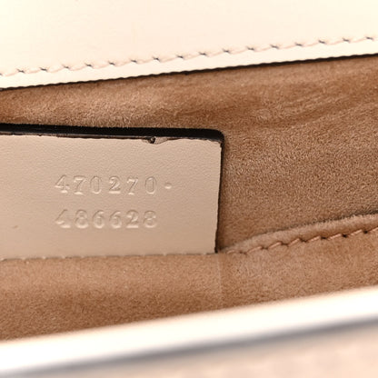 Gucci Calfskin Mini Sylvie Top Handle Bag White 7 of 10