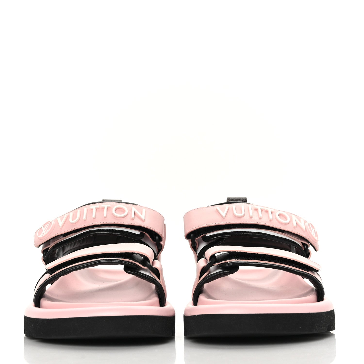 Louis Vuitton Calfskin Pool Pillow Flat Comfort Sandals 38 Rose Clair Pink 2 of 8