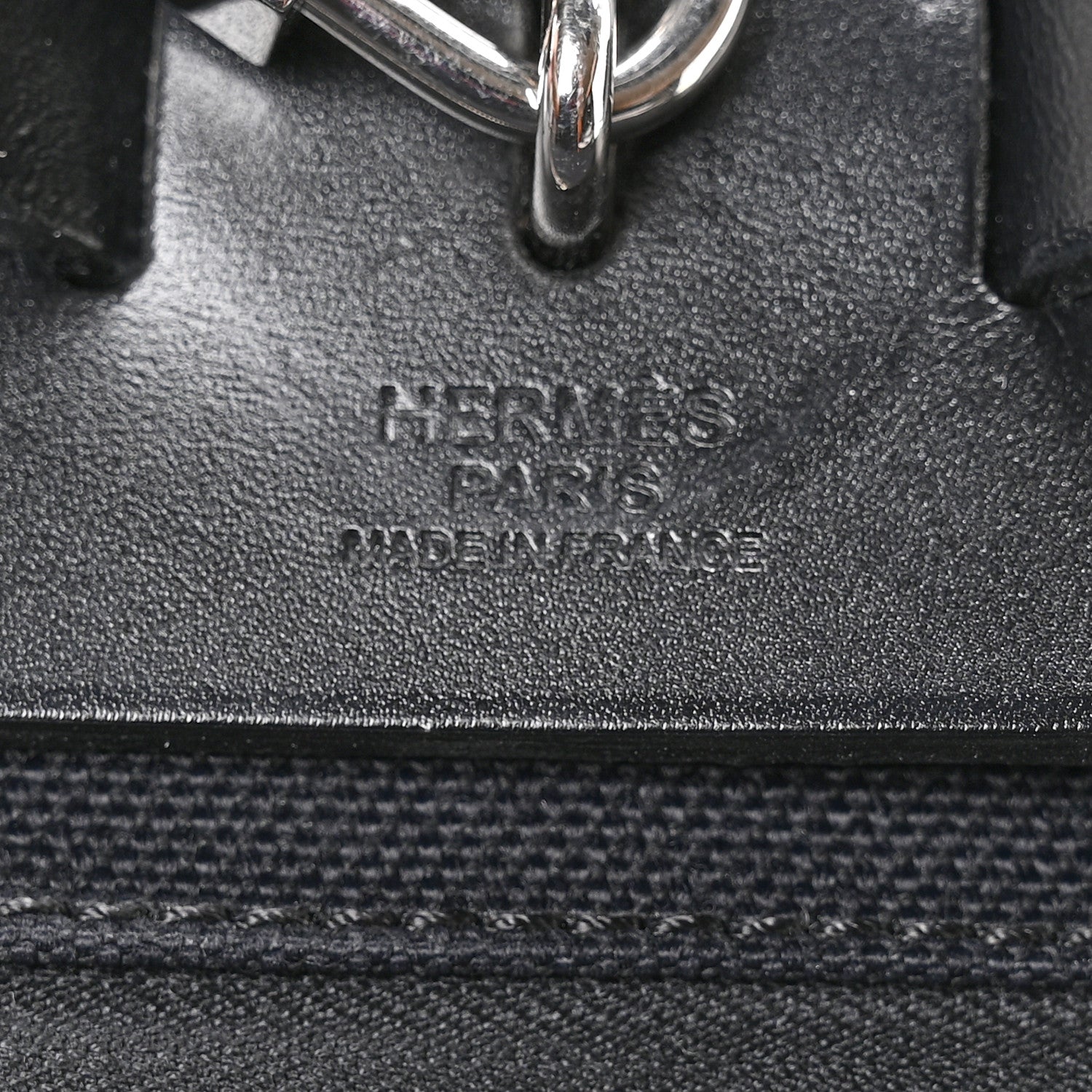 Hermes Military Toile Vache Hunter Herbag Zip PM 31 Black 7 of 12