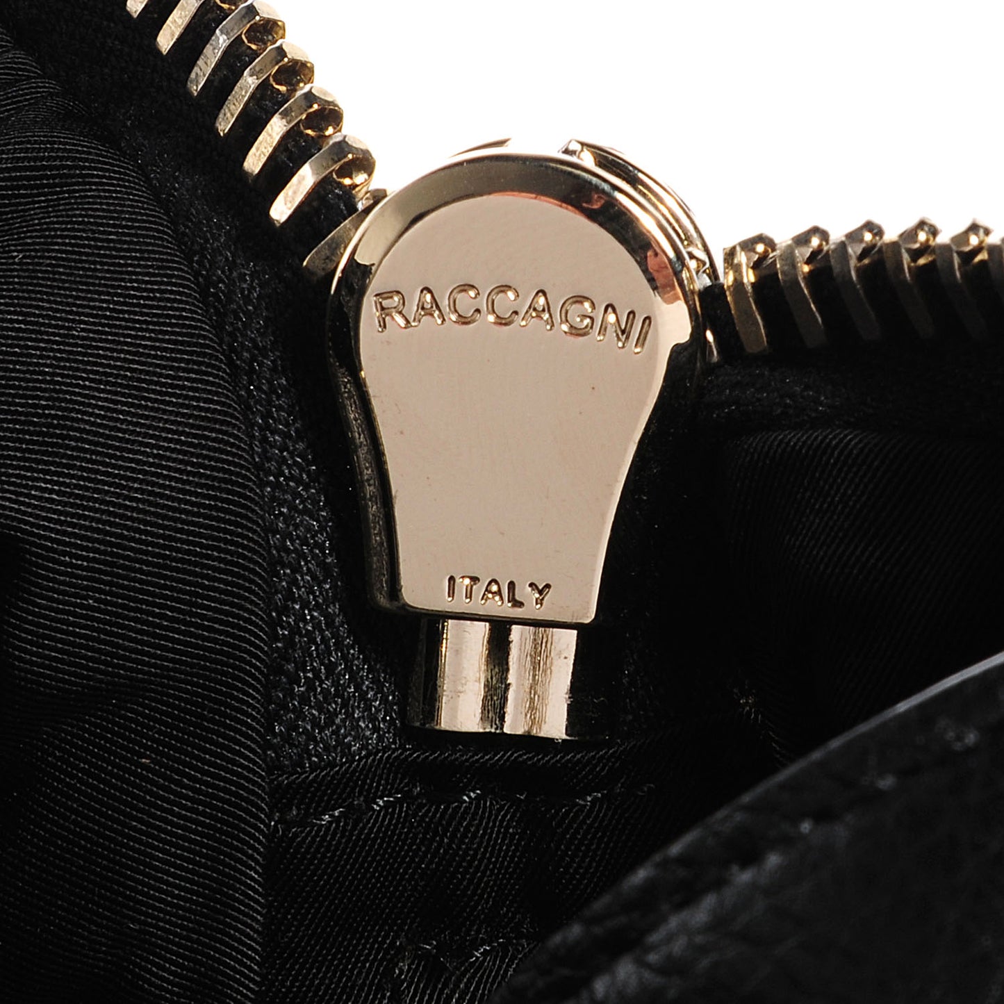 Lambskin Rocco Duffel Black w Pale Gold Hardware