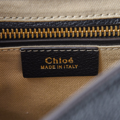 Chloe Suede Calfskin Small Faye Backpack Black 6 of 8