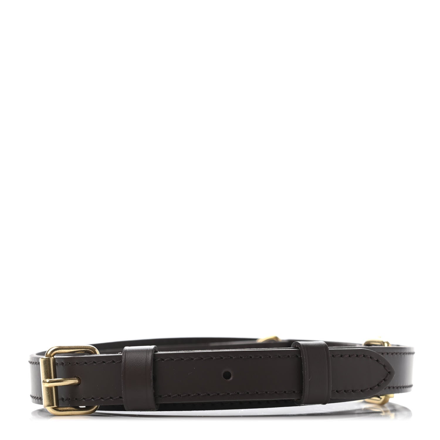 Louis Vuitton Calfskin Adjustable Speedy Bandouliere Shoulder Strap Brown 2 of 2