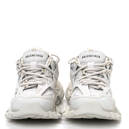 Balenciaga Rubber Mesh Fabric Monocolor Recycled Sole Womens Track Sneakers 35 White 3 of 8