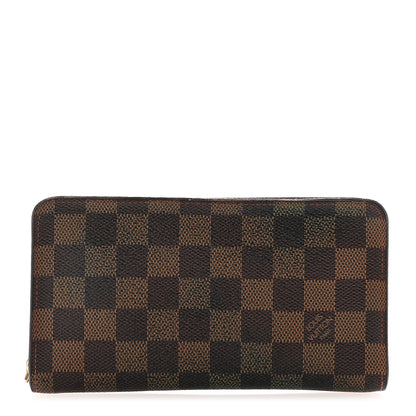 Louis Vuitton Damier Ebene Porte-Monnaie Zippe Zippy Wallet 1 of 6