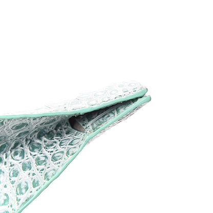 Nancy Gonzalez Crocodile Clutch Turquoise 8 of 8