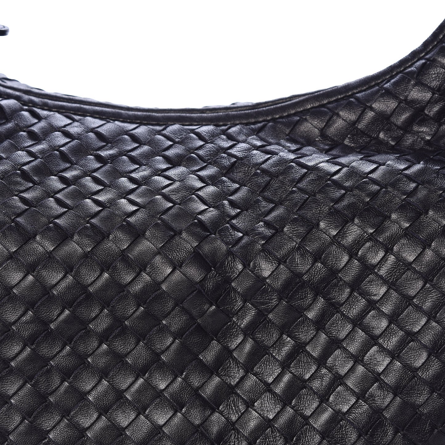 Nappa Intrecciato Large Belly Veneta Hobo Tourmaline