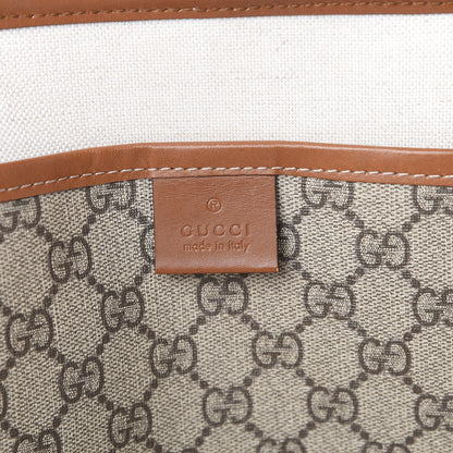 Gucci GG Plus Monogram Medium Signature Web Loop Tote Brown 5 of 13